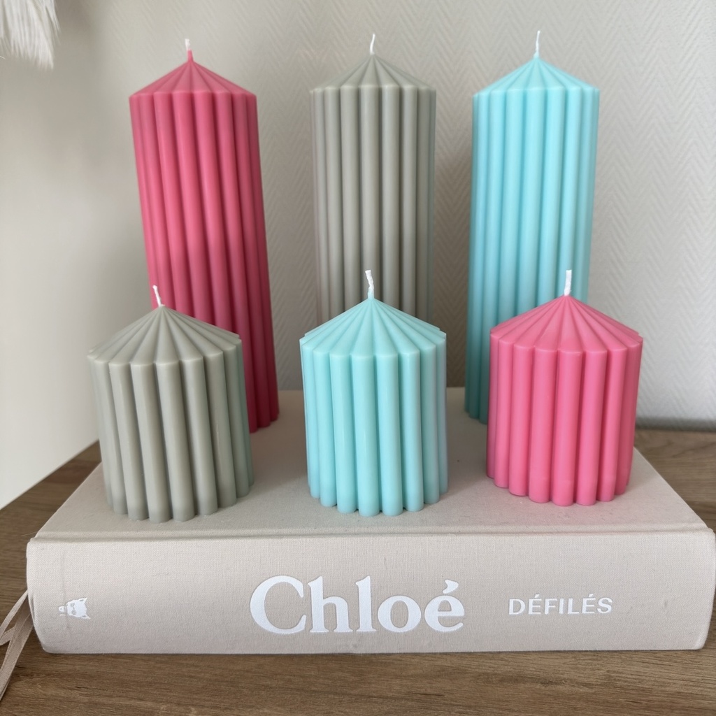 Bougie pilier "Alice"